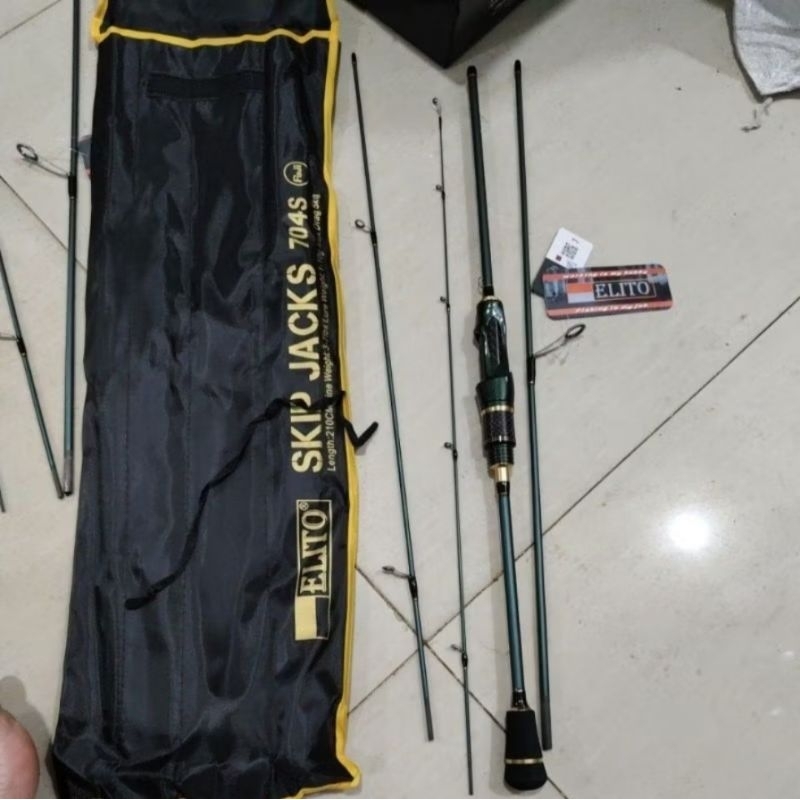 Joran Spinning Travel Rod Elito Skipjack
