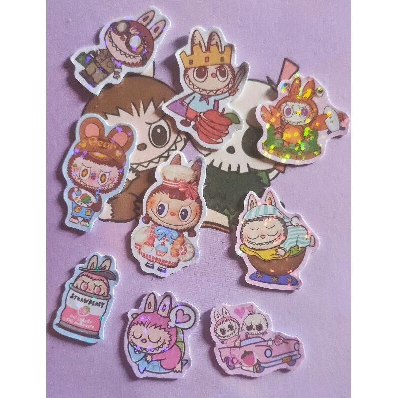 

Sticker Hologram Labubu