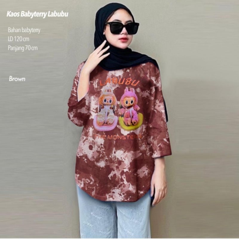 KAOS  BANGKOK 7/9 LABUBU / Kaos Wanita Bangkok / Kaos Bangkok