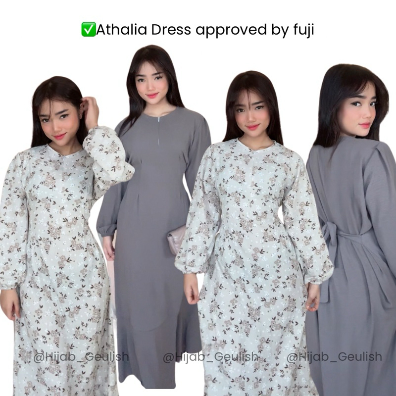 Athalia Dress / BUSUI FRIENDLY / Dress murah / dress remaja / gamis duyung / dress duyung / Dress mo