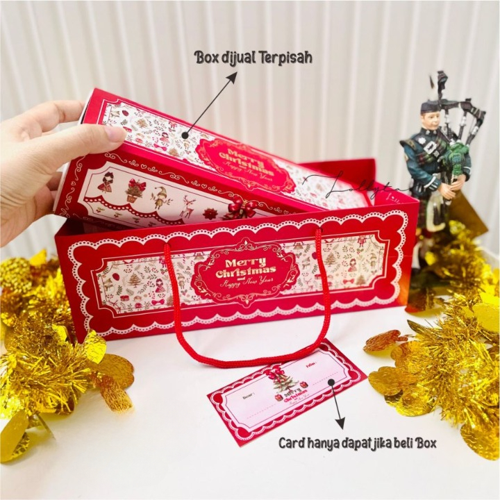 

Paperbag Bolu Natal Box Packaging Lapis Legit Ntal