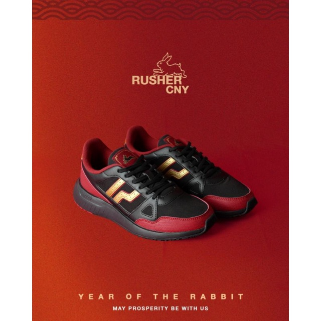 SEPATU PIERO RUSHER CNY SPESIAL EDISI  MOJO ST STREET JOGGER SNEAKERS MURAH ORIGINAL SUNRISE ULTIMAT