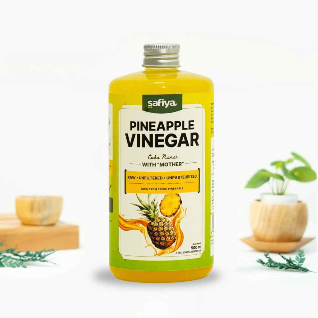 

Cuka Nanas 500 ml - Cuka Nanas Safiya With Mother Original Pineapple Vinegar