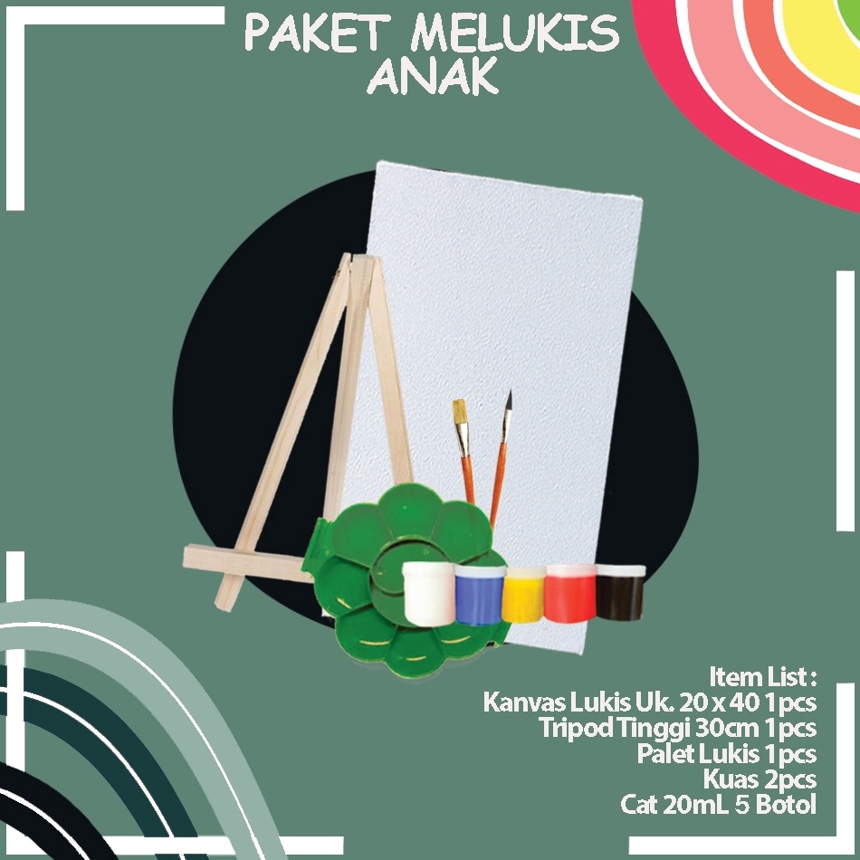 

KODE M93Z Paket Melukis Kanvas Lukis Komplit Ukuran 2 x 4cm Murah dan Berkualitas