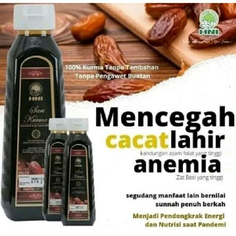 SARI KURMA HNI HPAI 100% ORIGINAL atasi TIPES & ANEMIA
