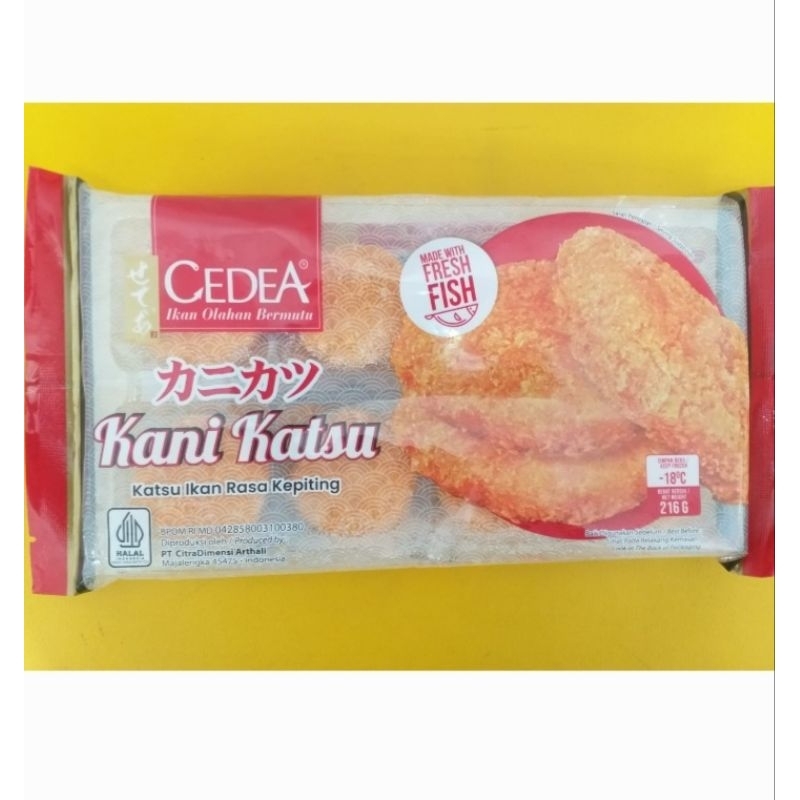 

Cedea Kani Katsu ( Katsu Ikan Rasa Kepiting ) isi 8 pcs