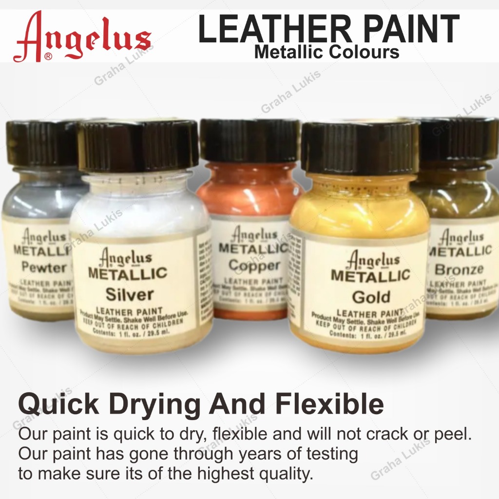 

Angelus - Acrylic Leather Paints Metallic Colours 29.5ml