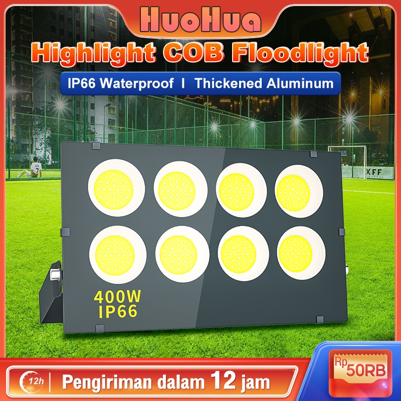 lampu sorot  LED 800W outdoor Lampu COB Lampu sorot lapangan outdoor tahan air IP66