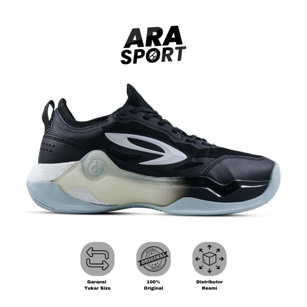 SEPATU BASKET 910 ORIGINAL KYOTO - HITAM/ABU