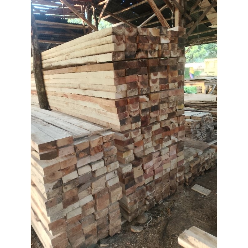 Balok 6x12x 400 cm putih  harga perkubik