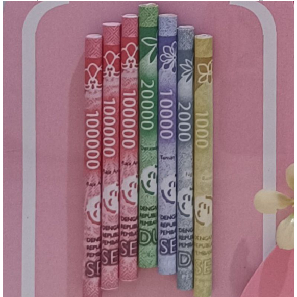 GULUNGAN ASSESORIS UANG MAHAR BARU 2022, UANG MAINAN BARU 2022