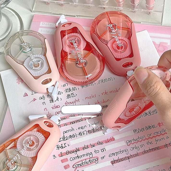 

Set 5 Pita Koreksi Tip Ex Kertas Lucu Correction Tape Pink School Stuff Morandi Aesthetic Stationery KoreaAlat Tulis