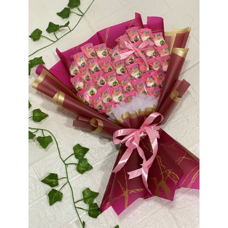 buket snack yupi love murah