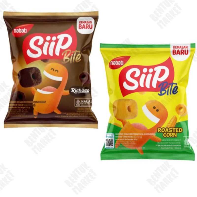 

NABATI Siip Bite Rasa Coklat Dan Keju 62gr / Wafer / Biskuit / Cemilan Instan