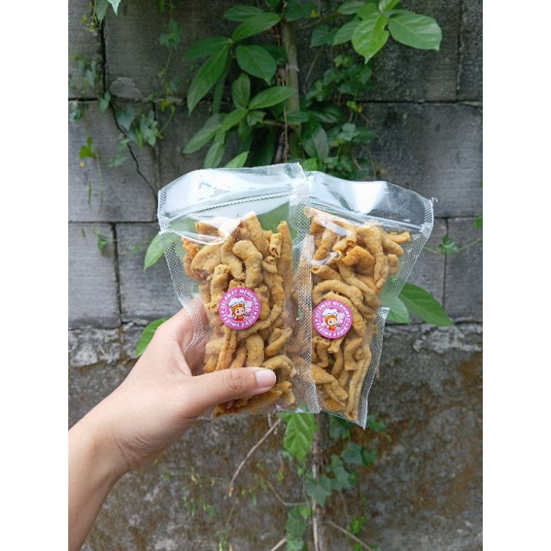 

PROMO!!! USUS CRISPY ORIGINAL/PEDAS DAUN JERUK 70GRAM