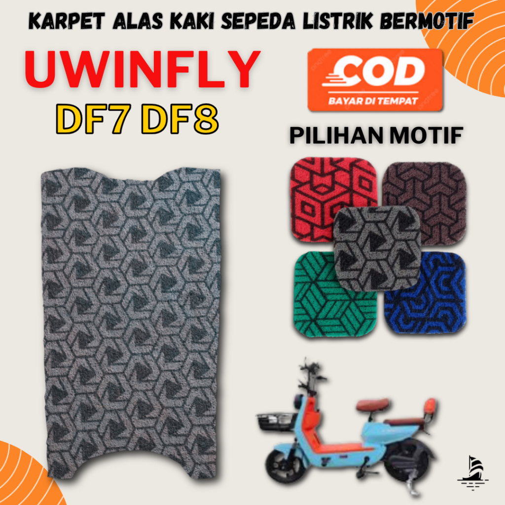 Karpet Sepeda Listrik UWINFLY DF7 DF8 - BERMOTIF