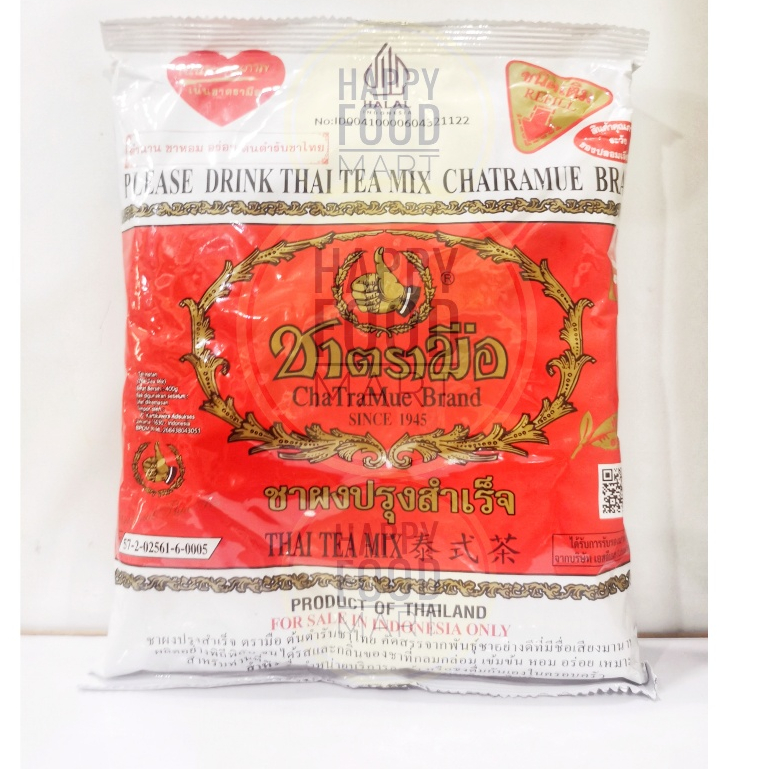 

[HALAL] CHA TRA MUE ORIGINAL THAI TEA 400 GRAM/ TEH THAI CHA TRAMUE/ CHATRAMUE THAILAND TEA