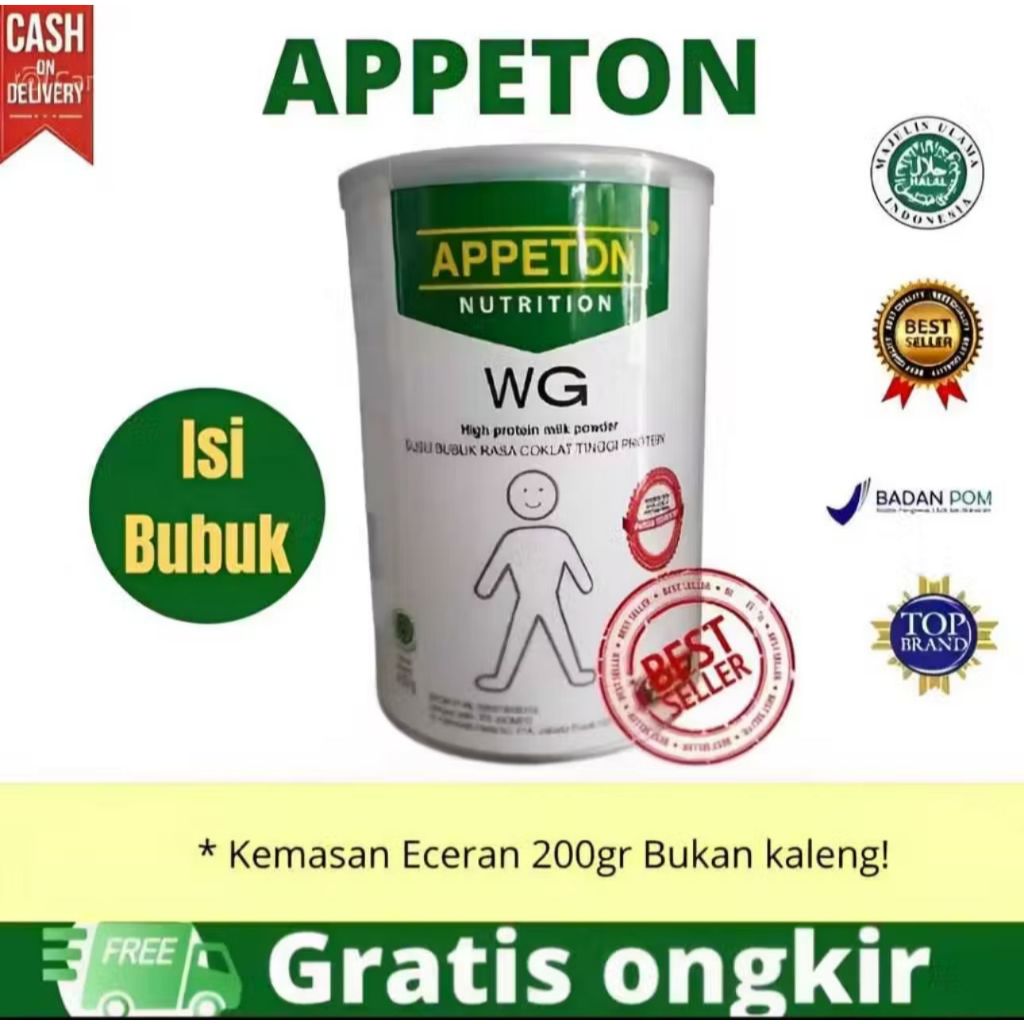 

APPETON WEIGHT GAIN Susu Penggemuk Premium Original BPOM 100%
