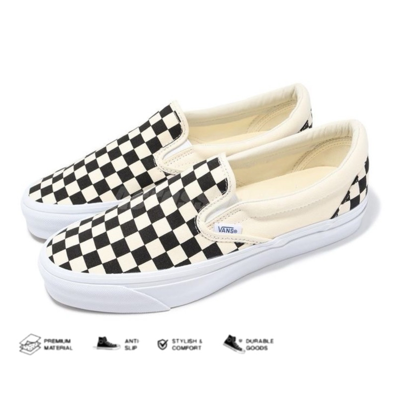 Sepatu Vans Slip On Checkerboard Catur OG BNIB Sepatu kasual slip on catur