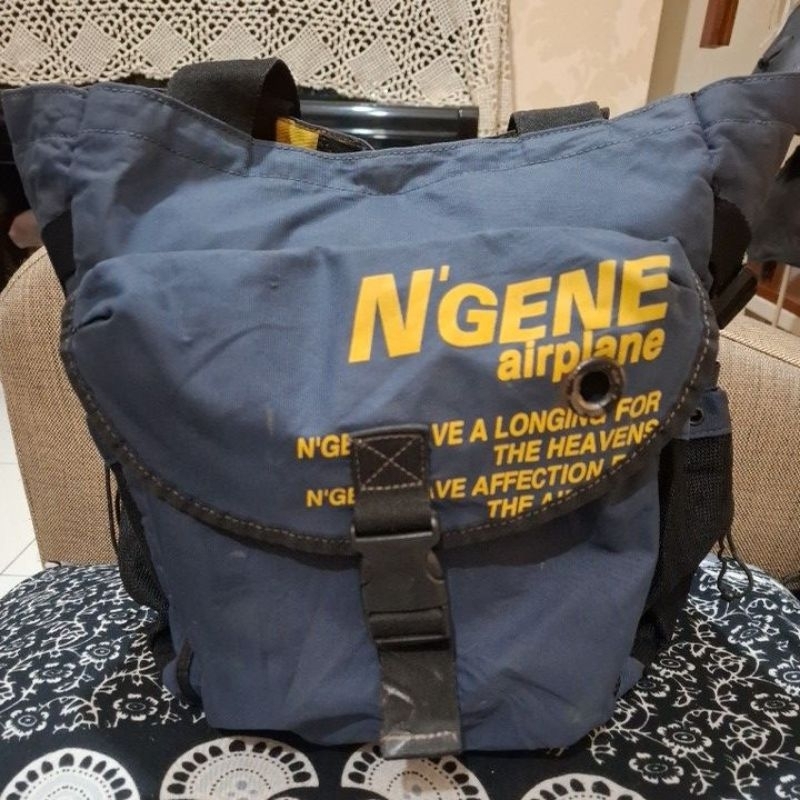 N'GENE NYLON BAG ORIGINAL PRELOVED FAIR USED