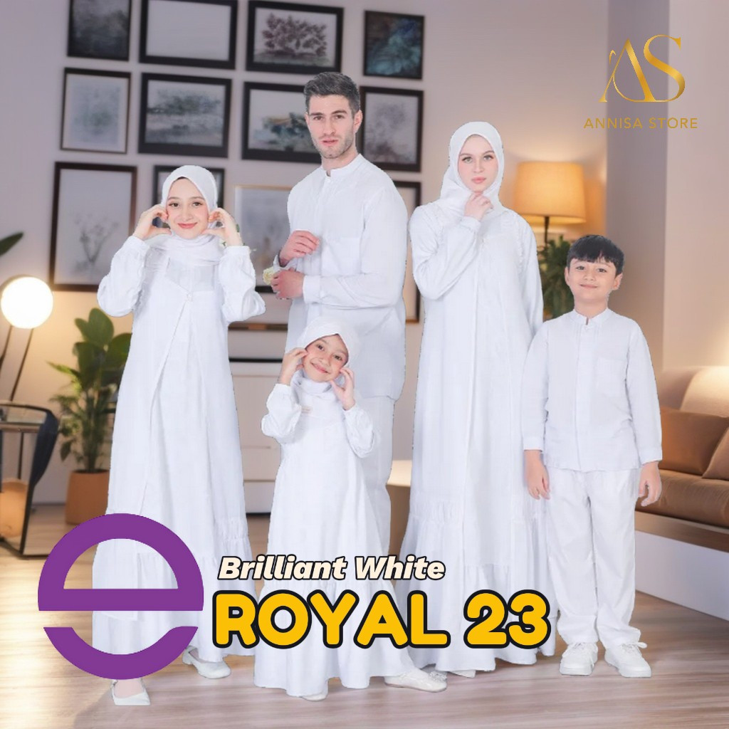 BAJU SARIMBIT KELUARGA ETHICA ROYAL 23 BRILLIANT WHITE