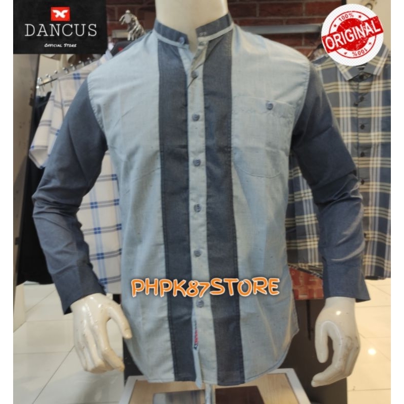 DANCUS Kemeja koko panjang pria,Baju muslim original premium