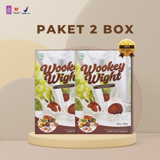 

(2 BOX) PROMO!!! Wookey Weight - Susu Penambah Berat Badan TERBAIK