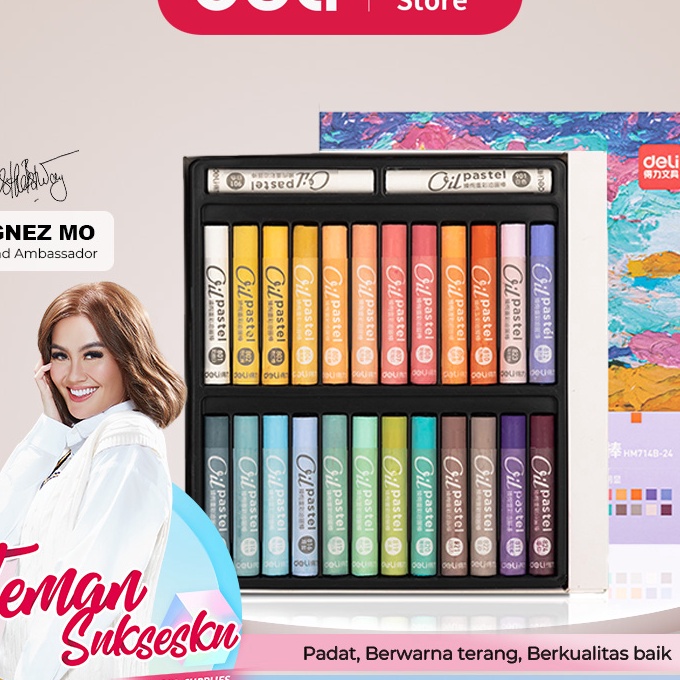 

KF7 Deli Oil Pastel Krayon Minyak Warna Terang HM714B