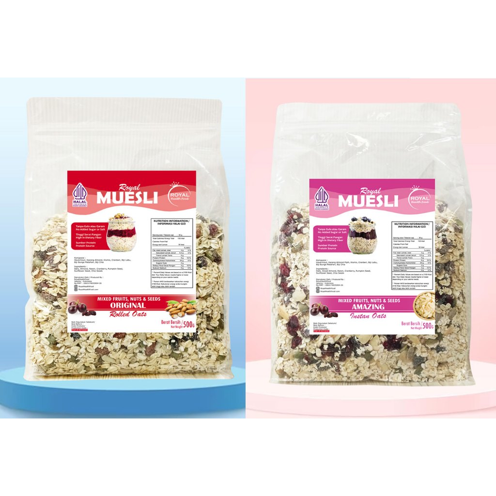 

Royal Muesli Kemasan HEMAT 500 Gram
