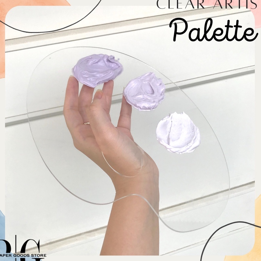 

Cashback Clear Artist Palette Acrylic for Cake Painting Palet Akrilik