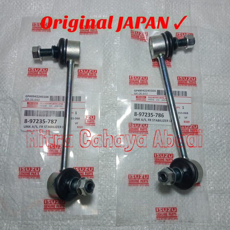 Link stabil stabilizer depan isuzu izusu Dimax mux original JAPAN