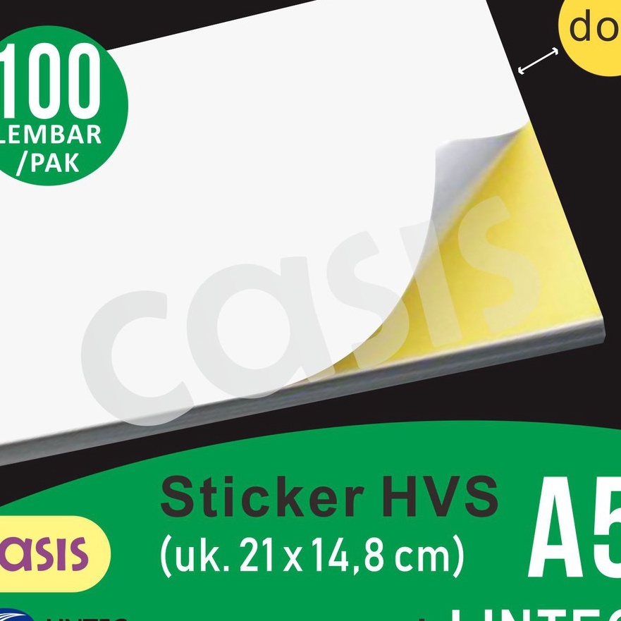 

Extra kes stiker hvs A5 isi 1 lbr lintec CASIS