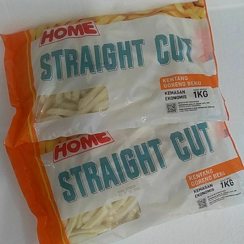 

Home Straight Cut, Kentang goreng 1 kg