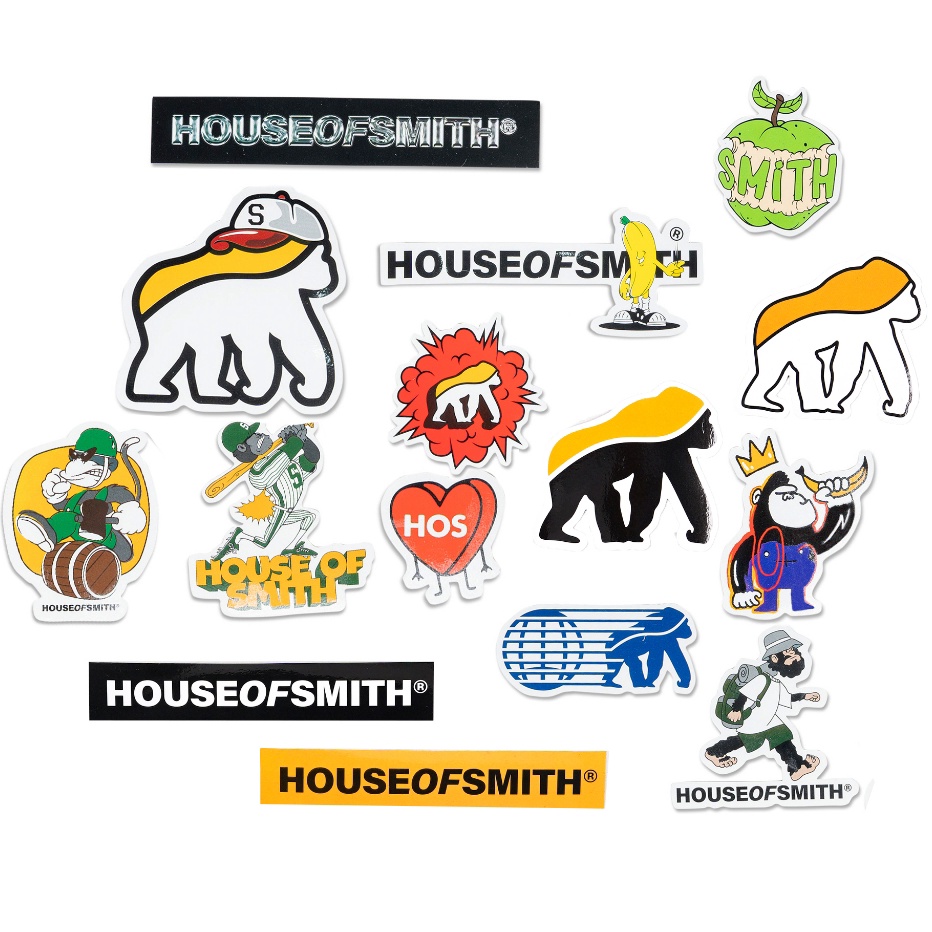 

KI3 House of Smith Sticker Smith Sticker Pack 2 1 Pack 15 pcs sticker