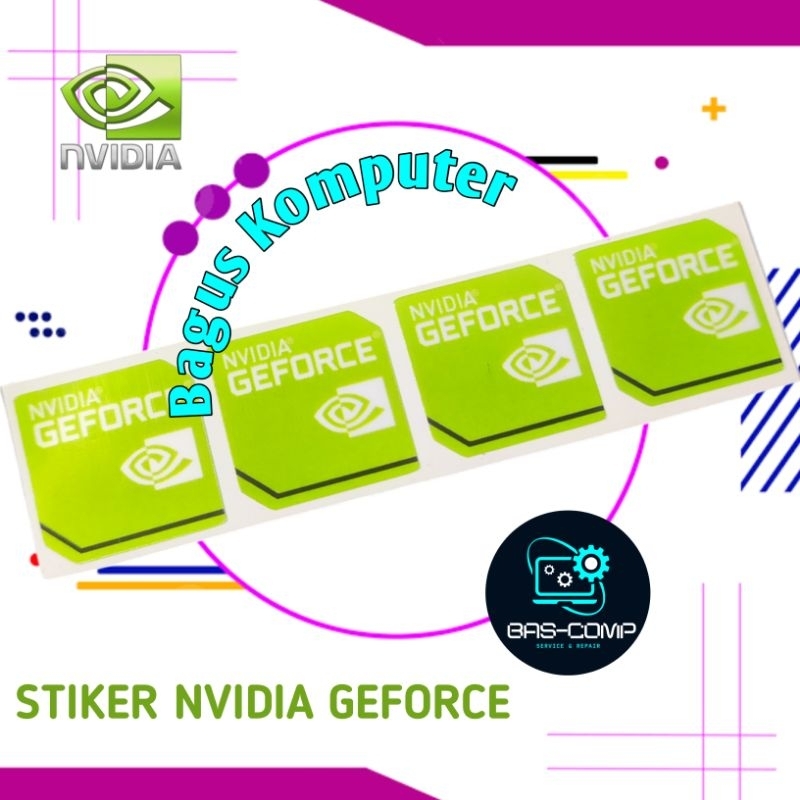 STIKER NVIDIA GEFORCE