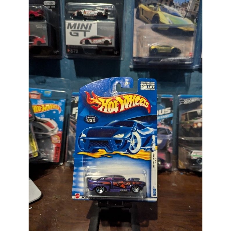 Hotwheels blue card jaded 2002