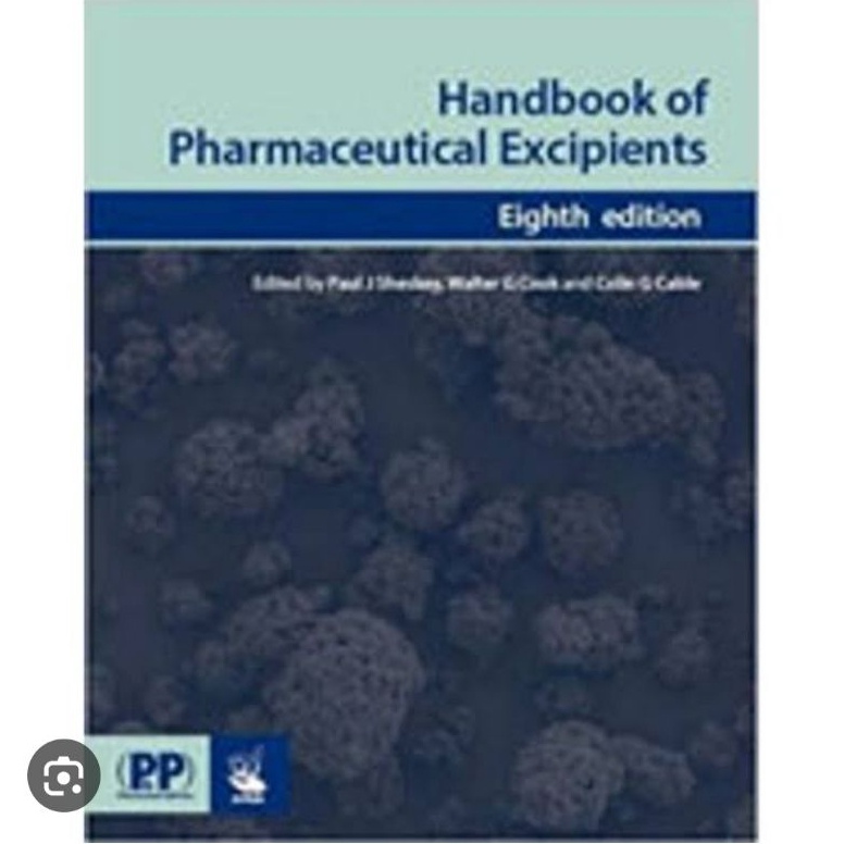 

ART U5V7 buku handbook of pharmaceutical excipients hope edisi 8