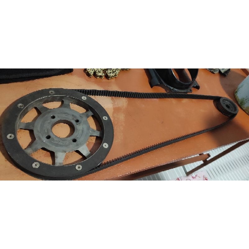 pulley. belt.1set.keeway250.keeway