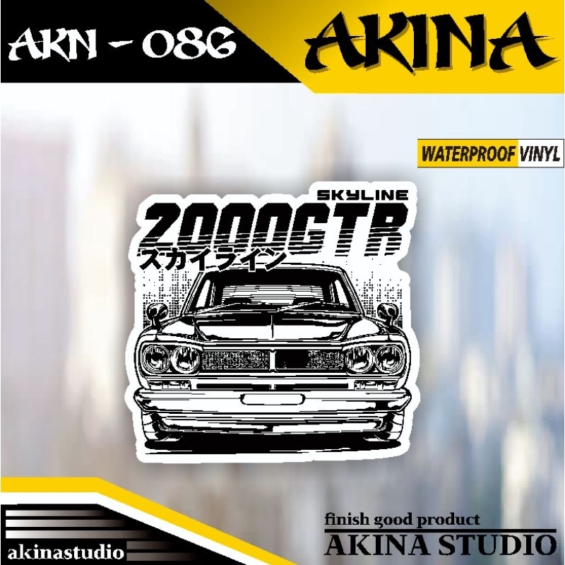 sticker vinyl anti air nissan skyline 2000GTR hakosuka | stiker vinyl anti air nissan skyline 2000GT