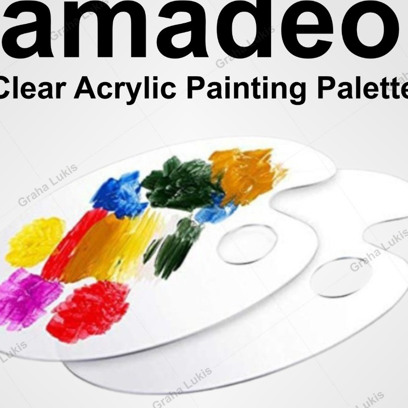 

KI3 Amadeo Clear Acrylic Painting Palette