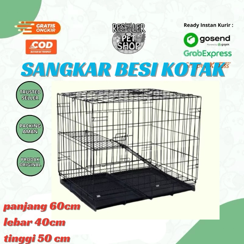 SANGKAR KUCING 60/40 KANDANG KUCING KANDANG MUSANG UKURAN 60 SANGKAR KUCING MUSANG BURUNG KANDANG BE