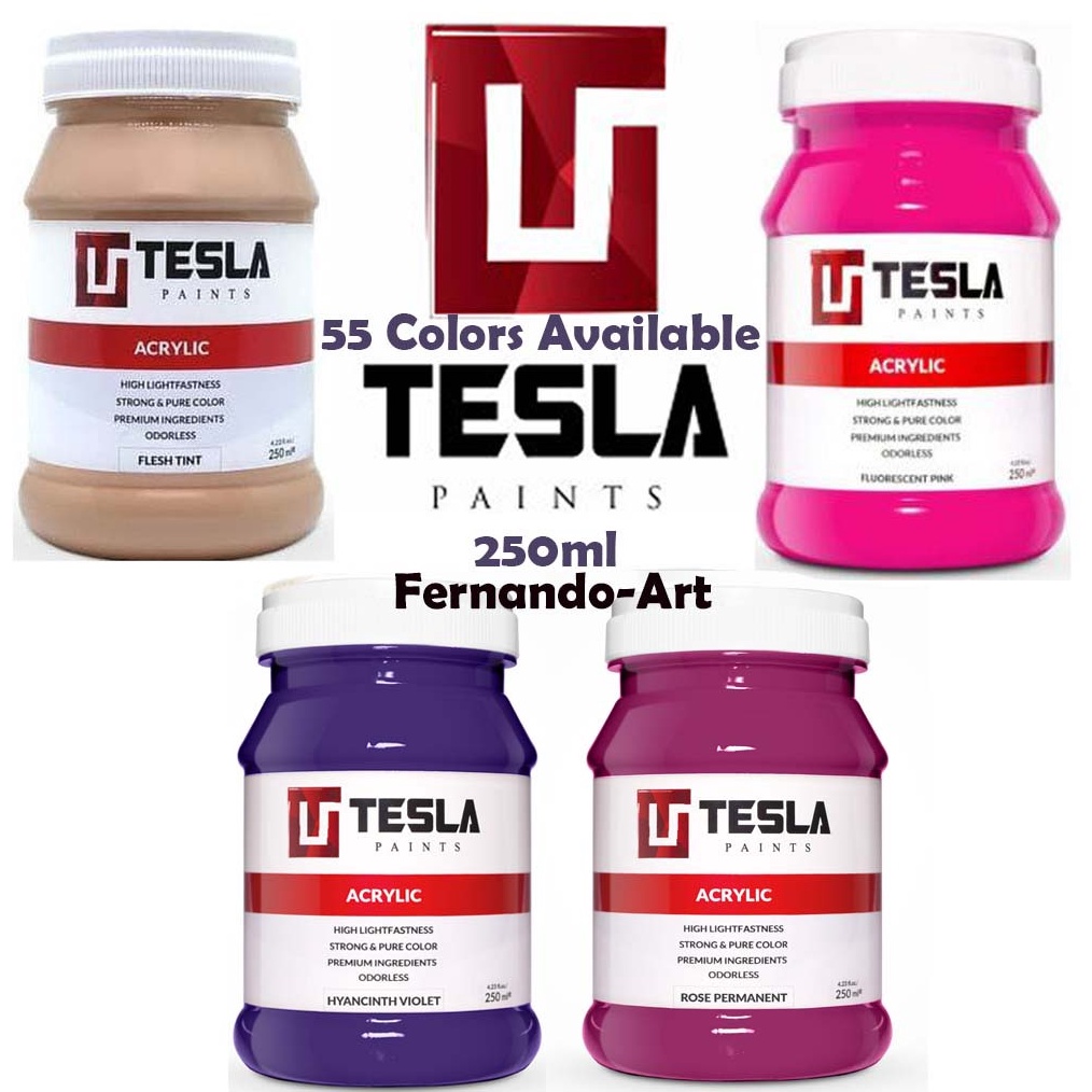 

Acrylic Tesla Paint 25ml Cat Akrilik Tesla 25ml ART J6G8