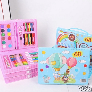

Eksklusif Crayon Set 68pcs Krayon Mewarnai Anak 68pcs Pensil Warna Set 68 pcs TAKASIMURA