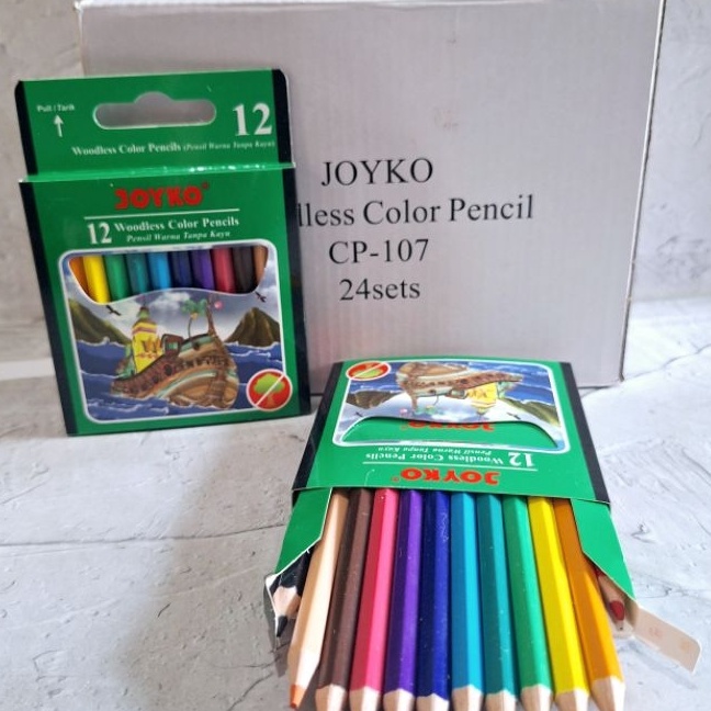 

Terbatas Pensil Warna Joyko 12w Pendek CP17