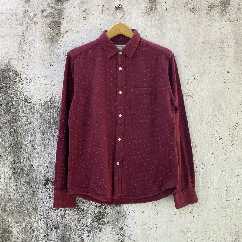 Kemeja Global Work - Size M fit L - Baju