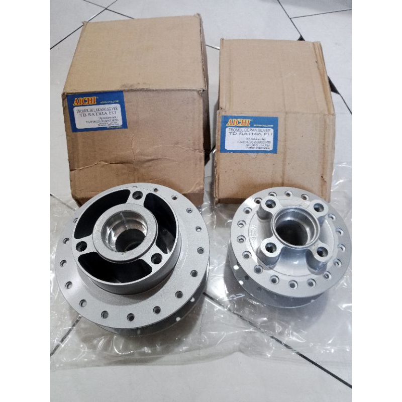 teromol tromol depan dan belakang satria Fu 150 silver tebal kualitas original