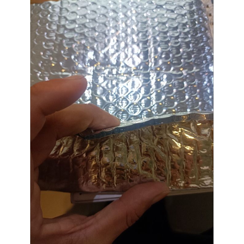 BUBBLE FOIL METALAIZING 2SISI/ALUMINIUM FOIL BUBBLE 4MM, PEREDAM PANAS