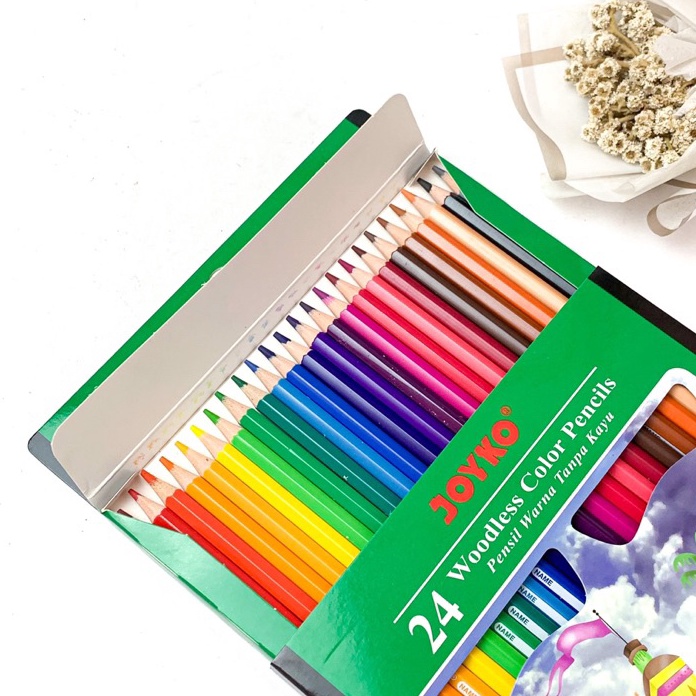 

Diskon 1 Set Color Pencil Pensil Warna Joyko CP14 24 Warna