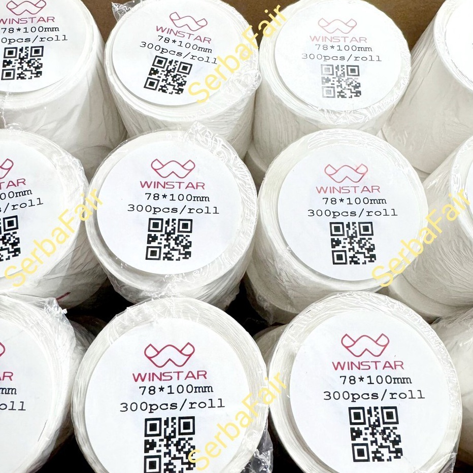 

KI3 Label Barcode 78x1 Kes Sticker Thermal Resi 78x1MM Winstar