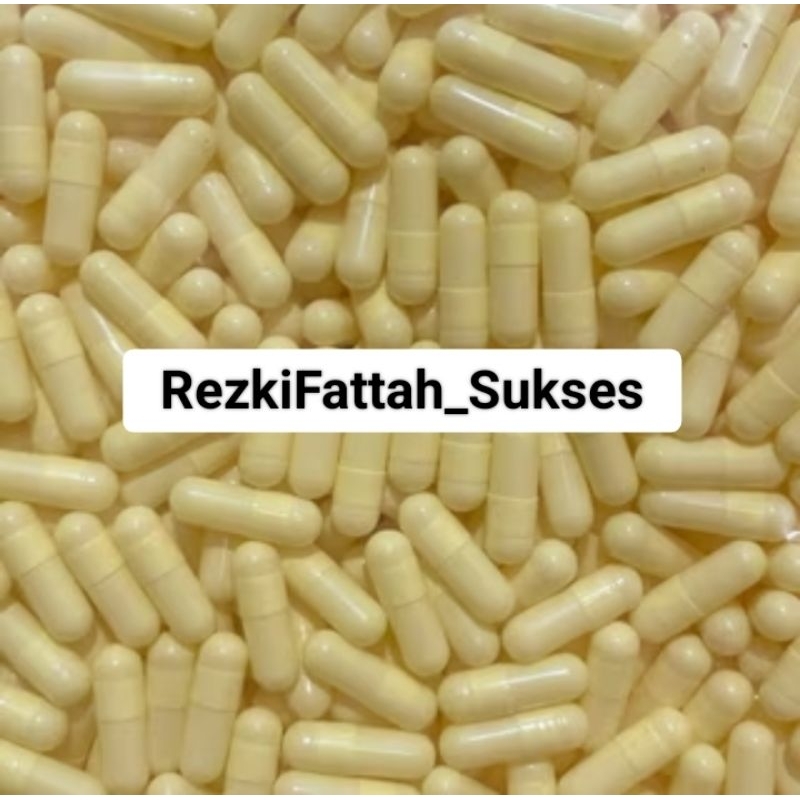 Kapsul Kosong 0 Putih Tulang ( Ivory ) Isi 1000 Kapsul